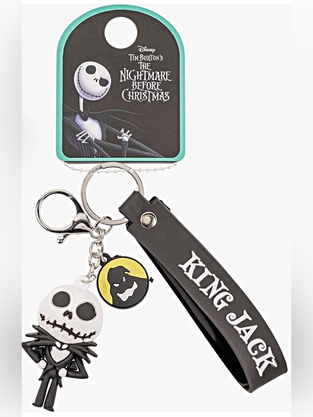 🆕 The Nightmare Before Christmas 'King Jack' Black Key & Card Holder